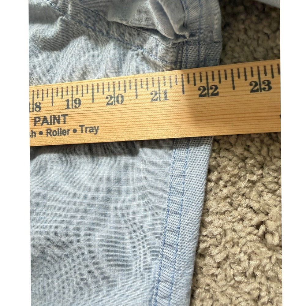 Hollister Mens XL Light Blue Oxford Button Down Shirt Long Sleeve Seagull Logo - Picture 6 of 9